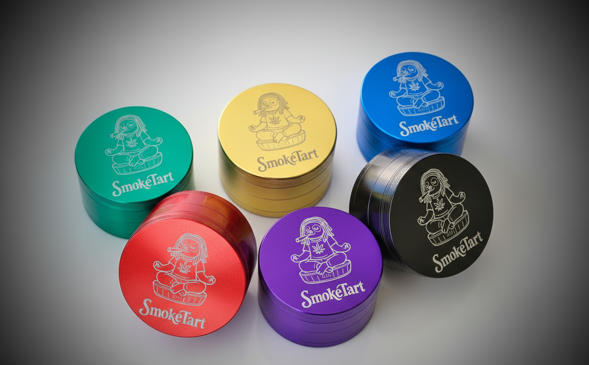 Custom Engraved Grinder — 63 mm Zinc (4-piece)