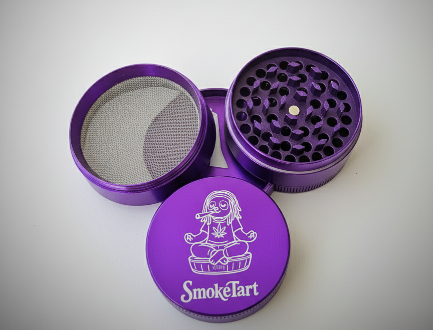 Custom Engraved Grinder — 63 mm Zinc (4-piece)