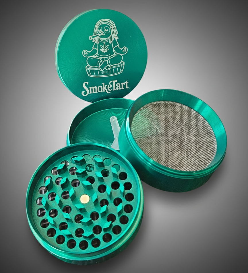Custom Engraved Grinder — 63 mm Zinc (4-piece)